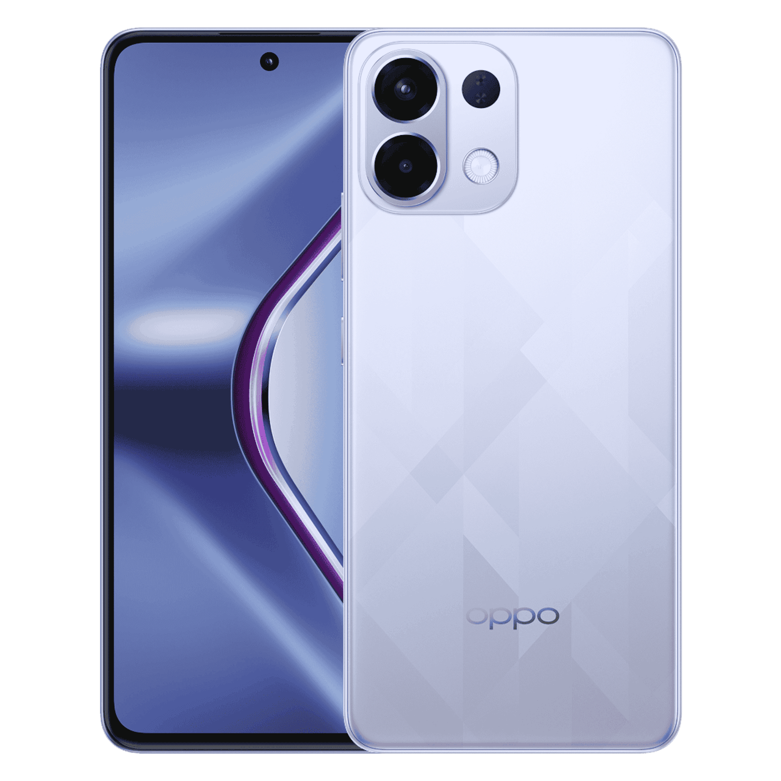 Oppo-k13-5g-icy-purple-8gb-256gb-Front-Back-View Oppo K13 Turbo 5G - Image 1