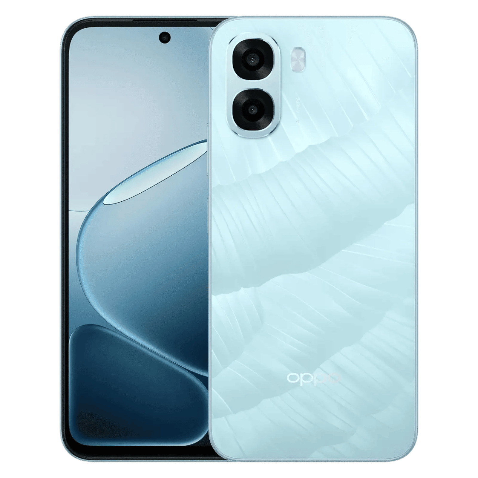 Oppo-a6x-5g-ice-blue-6gb-128gb-Front-Back-View OPPO A6X 5G - Image 1